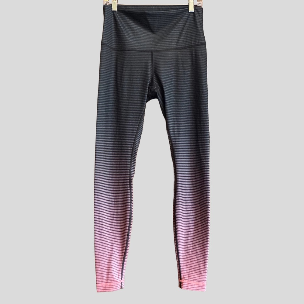 Lululemon Wunder Under Pant Ombré Double Gradient Yum Yum Pink Alberta Lake